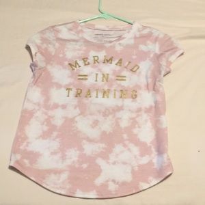 Girls “mermaid in training” tee shirt